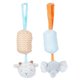 thumbnail image 1 of Conjunto de campanillas para bebé KIDS PREFERRED de jirafa y elefante, 11 cm, 1 of 6