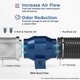 thumbnail image 5 of Turbro AirSupply ES4, ventilador de conducto en línea de 4 pulgadas con carcasa de metal macizo, ven, 5 of 7