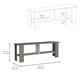thumbnail image 3 of Rack TV 50" Navia Bardolino Y Blanco 42x120x31 Cm, 3 of 3