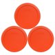 thumbnail image 1 of Tapa para contenedor Pyrex 950 ml, pack de 3, color naranja, fabricado en EE. UU., 1 of 6
