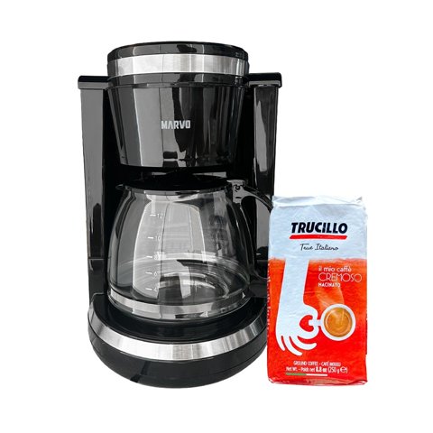 Marvo - Cafetera Percoladora 12 Tazas + Cafe Trucillo