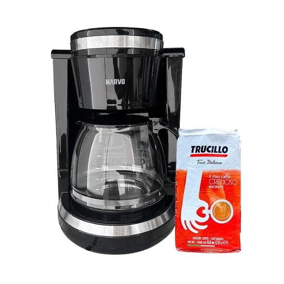 Cafetera Percoladora 12 tazas + Cafe Trucillo Cremoso 250 G