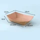 thumbnail image 2 of Set 100 Bandeja Kraft Porta Completos Norplat de Cartón, 2 of 3