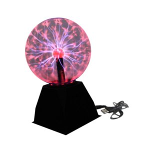 Ioensy - Lámpara De Bola De Plasma Roja Para Experimentos Científicos, Decoración De Habitación, Recuerdos De Fiesta