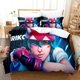 thumbnail image 1 of Game Overwatch Kiriko Heads Bedding Set,Duvet Cover Bed Set Quilt Cover Pillowcase, Boys Girls Adults Bed Sheets, 1 of 5