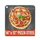 thumbnail image 1 of Plancha de Acero para Pizza Chef Pomodoro 36 x 31 cm 1/4 " de grosor, 1 of 8