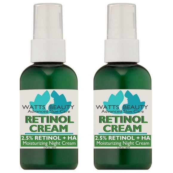 Crema de Retinol Watts Beauty 2.5% con Ácido Hialurónico 132 ml