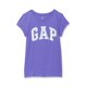 thumbnail image 1 of Remera GAP para niñas de manga corta con logo, lila, talle L, 1 of 3