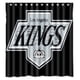thumbnail image 1 of Cortina de ducha de Los Angeles Kings, juego de cortina de baño con ganchos, tamaño 60 x 72 pulgadas, 1 of 3