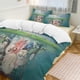 thumbnail image 2 of Spirited Away 3 Piece Anime Comforter Bedding 1 Set Super Soft Quilt Cover with 2 Pillowcases Funny Merch Anime Gifts for Girls Boys Kids Adults, 2 of 5