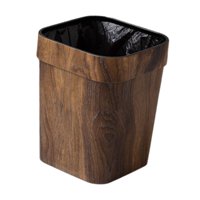 Magideal - Cubo De Basura Pequeño, Cubo De Basura Compacto De Estilo Rústico, Contenedor De Basura Para Escritorio, Dormitorio, Sala De Estar, Cocina Y Oficina.