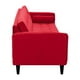 thumbnail image 5 of Sofa Retro 3cg Felpa 00 Rojo, 5 of 6