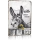 thumbnail image 1 of Letrero aluminio burro divertido 20x30 cm buen culo rústico decoración hogar humorístico granja baño retro placa cafetería, 1 of 7