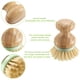 thumbnail image 3 of Juego de cepillos para platos de bambú Boao, 4 piezas, para cocina y baño, 3 of 7