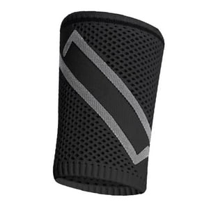 Genérico - Muñequera Elástica Suave Para Tenis, Muñequera Para Ejercicio, Ejercicio, Yoga, Negro Y Gris