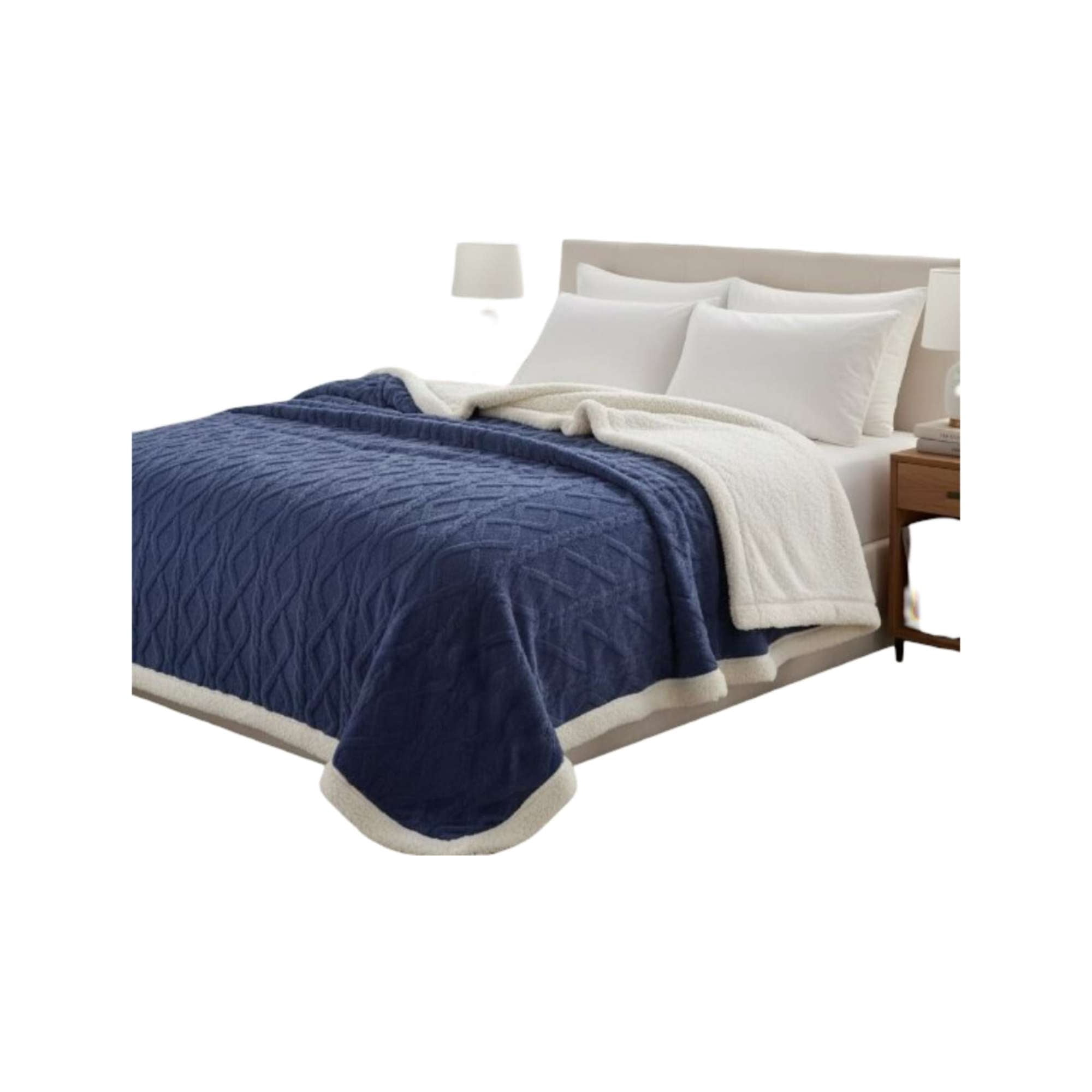 Todo Para El Hogar - Frazada Manta Polar Sherpa Térmica King