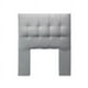 thumbnail image 1 of Respaldo 1,5 Plazas Felpa Gris Cp Seve, 1 of 2
