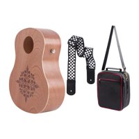 Magideal - Tambor De Cajón Portátil Con Bolsa De Transporte, Cajón De Tambor De Madera Con Correa Para El Espectáculo De Música, Interpretación De Interpretación