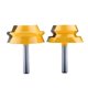 thumbnail image 1 of 2 Piezas 8 "vástago 22,5 Grados Peque?o Bloqueo Inglete Enrutador Bit Tenon Cutter, 1 of 5