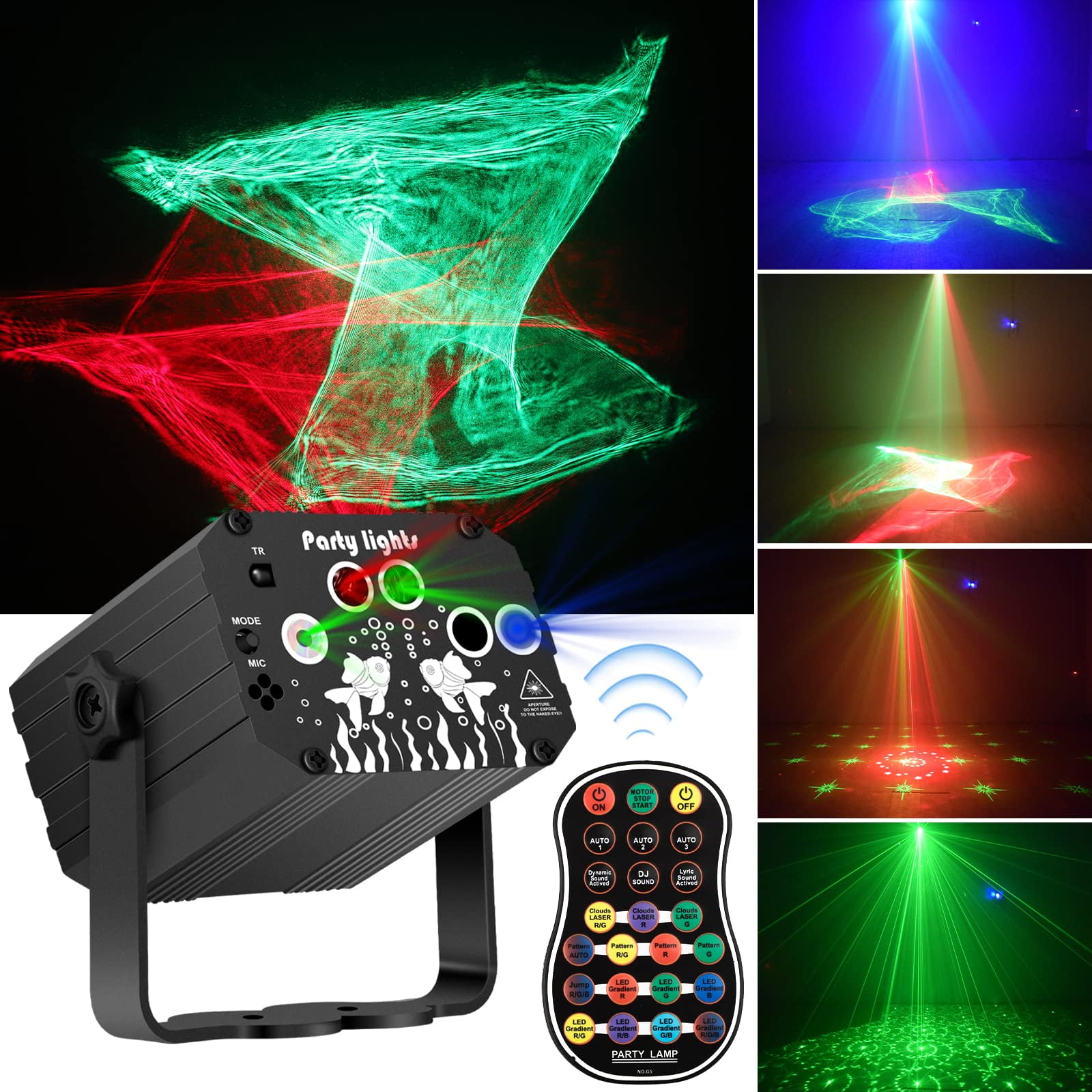 Enjoyedled - Disco Party Lights Disfruta De Dj Northern Rgb Sound Control