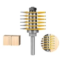 Genérica - Fresa Juntas De Dedo Router Carpintería Ensamble Milano Multicolor