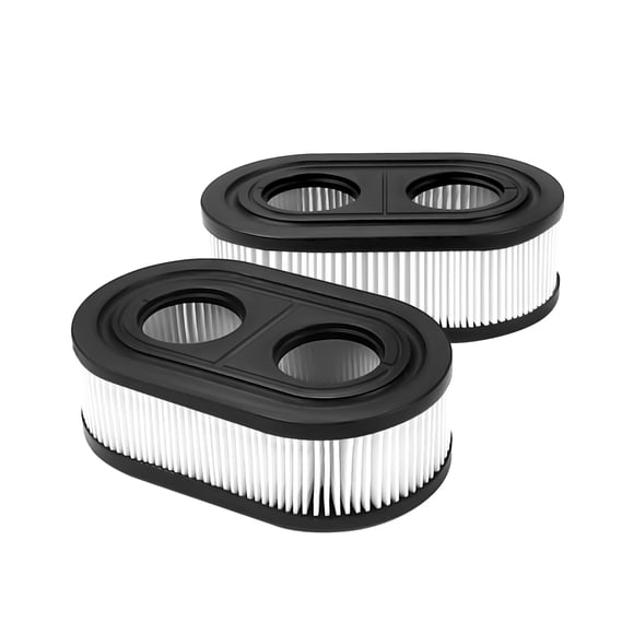 Filtro de aire para cortacésped ARTSHU 593260, 2 piezas, ovalado, 11 x 7 x 3,5 cm