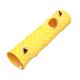 thumbnail image 1 of Kitten Tunnel Puppy Rabbit Mirillas Play Fun Toy Tube Plegable Amarillo, 1 of 5