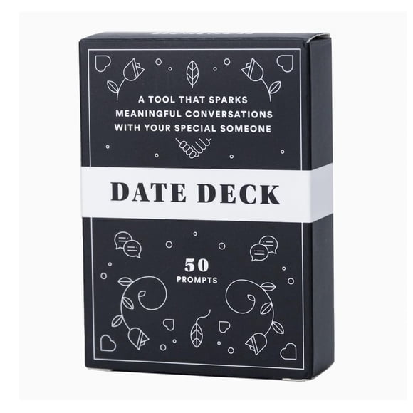 Juego de cartas de conversación BestSelf Co. Date Deck - 50 cartas