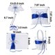 thumbnail image 2 of Juego de libros de invitados para bodas Amajoy con bolígrafo, cesta de flores y cojín con forma de anillo, 2 of 9