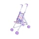 thumbnail image 2 of Carrito De Juguete Educativo Para Juegos De Rol, Accesorios Para Mu?ecas, Porta Mu?ecas Plegable Violeta, 2 of 5