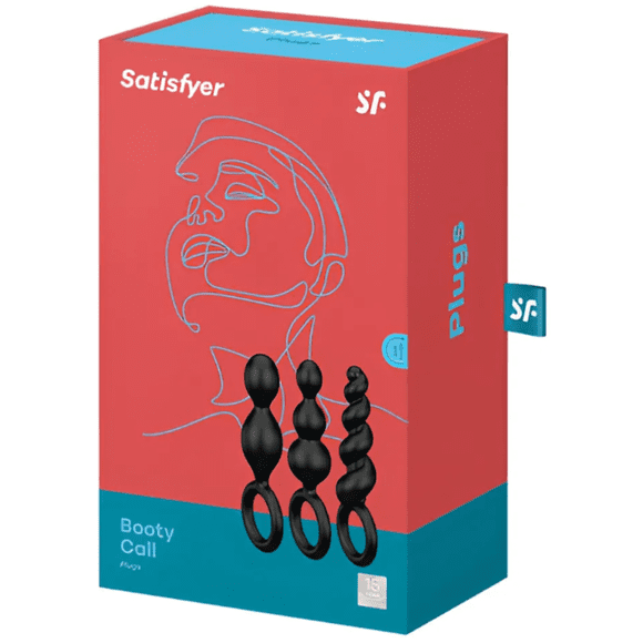 Satisfyer Booty Call Set 3 Plugs Anal de Silicona Suave