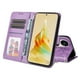thumbnail image 3 of Funda tipo cartera FOXDOCK para OPPO Reno 8T 5G , diseño girasol en relieve, cuero PU, cierre magnético, soporte y tarjetero, 3 of 5