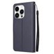 thumbnail image 4 of Funda Cartera para iPhone 14 Pro con Tarjetero, Soporte y Cordón - Protección Azul, 4 of 5