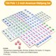 thumbnail image 2 of Juego de Mesa Gartu Set de Mahjong Americano con 166 Fichas, 2 of 9