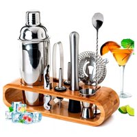Disparo - Kit Coctelería 10 Piezas 16Cm Acero Inoxidable Plata