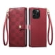 thumbnail image 1 of Funda Billetera con Cierre para [iphone 15 Promax] con Tarjetero, Soporte y Correa de ManoRojo, 1 of 5