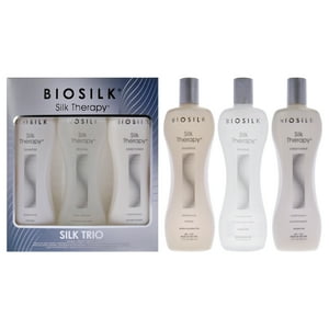 Biosilk - Trío De Terapia De Seda De Para Unisex: Champú Terapéutico De 3 Piezas De 355 Ml, Acondicionador Terapéutico De 355 Ml, Suero Terapéutico De 355 Ml