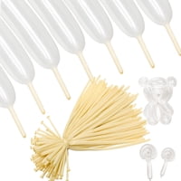 Globos Asiyuhy 260 De Látex Transparente, Paquete De 100 Unidades, Para Decoración