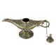thumbnail image 4 of aladdin genie lámpara de luz titular de la joyería decoración del hogar regalo de bronce, 4 of 5