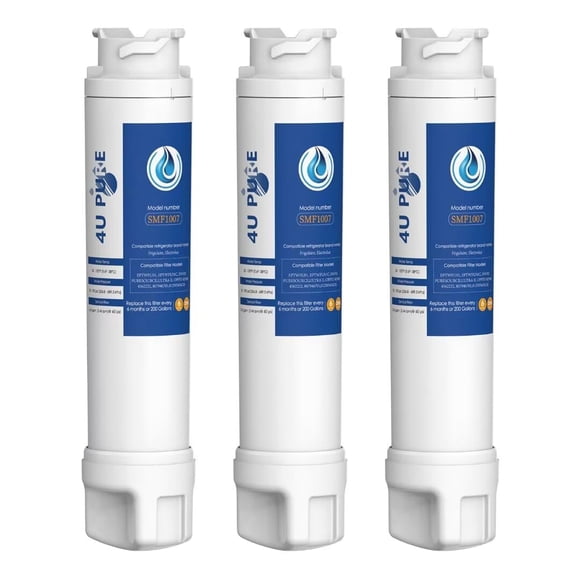 Filtro de agua de repuesto 4U PURE EPTWFU01 Frigidaire, paquete de 3