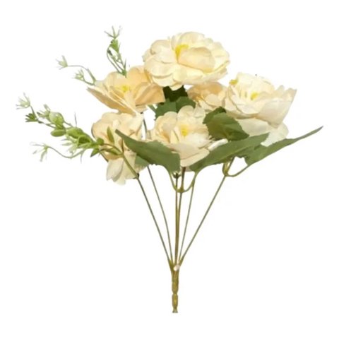 Genérico - Set 6 Flores Artificiales Decorativa Ramo Belleza Adorno Jhn