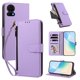 thumbnail image 2 of Funda con Billetera para [TCL 50 LE 5G] con Bolsillo Zipper y Tarjetero Morado claro, 2 of 6