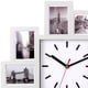 thumbnail image 2 of Reloj Mural Decorativo Retratos Blanco, 2 of 4
