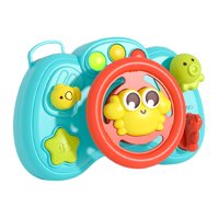 Magideal - Juguete Pequeño Con Volante, Percepción Del Color De Aprendizaje Temprano Con Sonido, Juguete Para Asiento, Juguete Sensorial Para Bebés Y Niños De 0