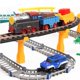 thumbnail image 2 of Set de tren eléctrico Vunrahsg para niños de 4 a 8 años con rieles y coche, 2 of 7