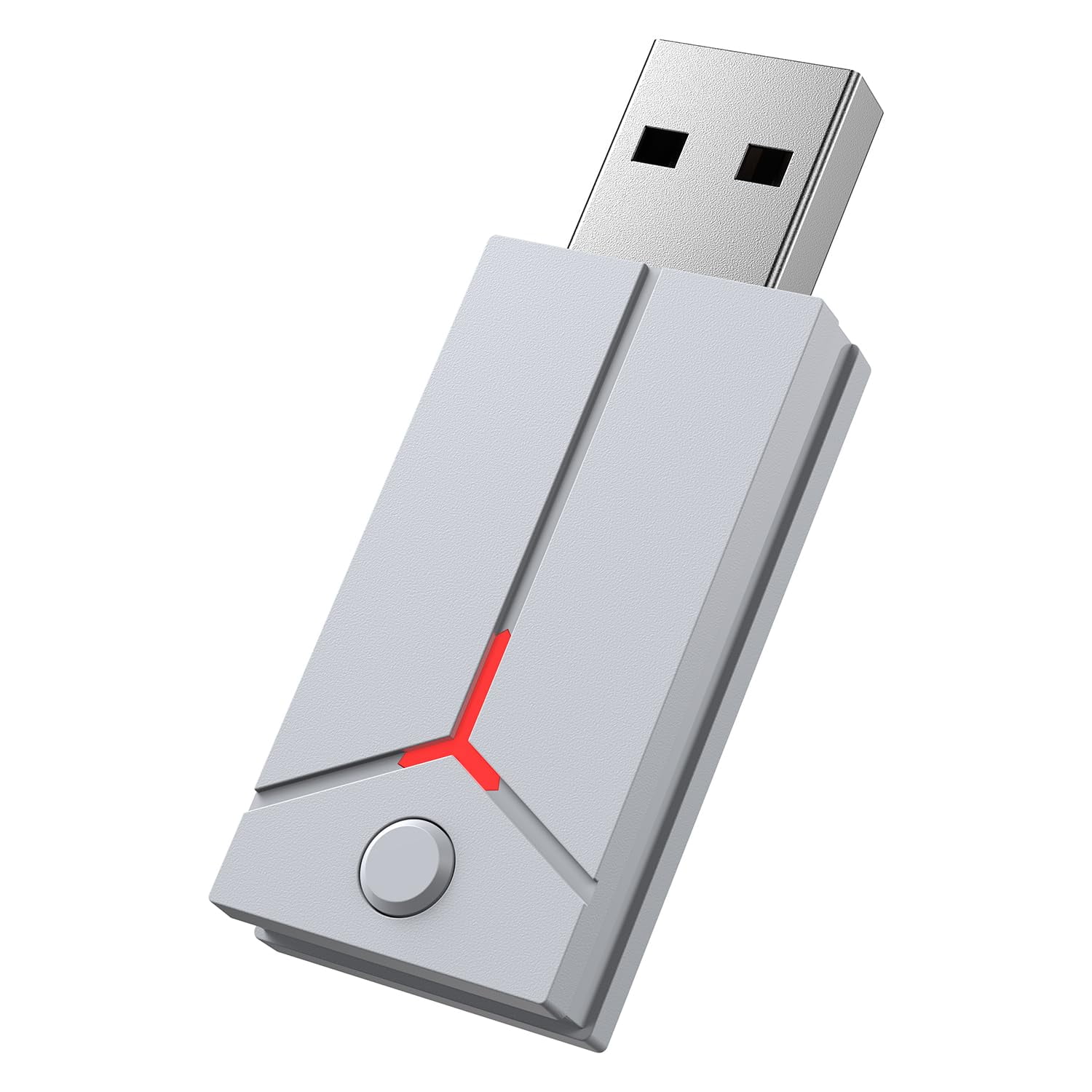 Genérico - Adaptador De Mando Para Ps5 Ps4 Controller Jugar En Todos Los Juegos De Ps5, Usb Wireless Dongle Adaptador Compatible Con Ps5/pc Windows, Soporte Turbo/macro/one Key Combo Function-blanco