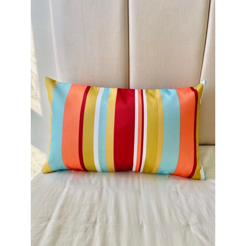 Todo Hogar Santiago De Chile - Cojín Estampado Impermeable En 30X50Cm - Fcer11