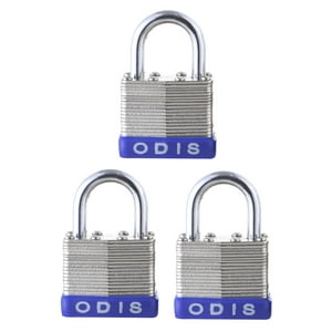 Pack 3 Candados Laminado Odis 40Mm - Llaves Iguales