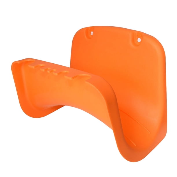 Soporte para manguera de jardín, colgador para manguera de jardín, organizador de manguera multiusos, soporte para carrete de tubería de agua, estante Naranja