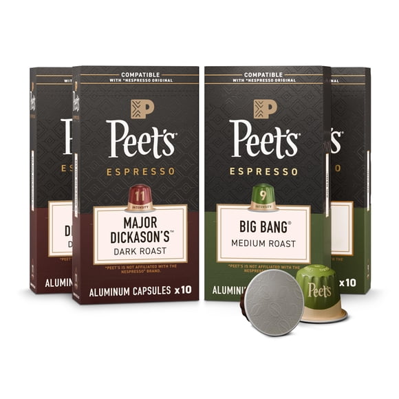 Cápsulas de espresso Peet's Coffee Signature Blend, 40 unidades
